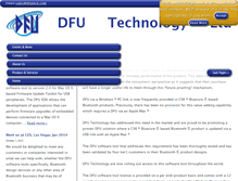Tablet Screenshot of dfutech.com